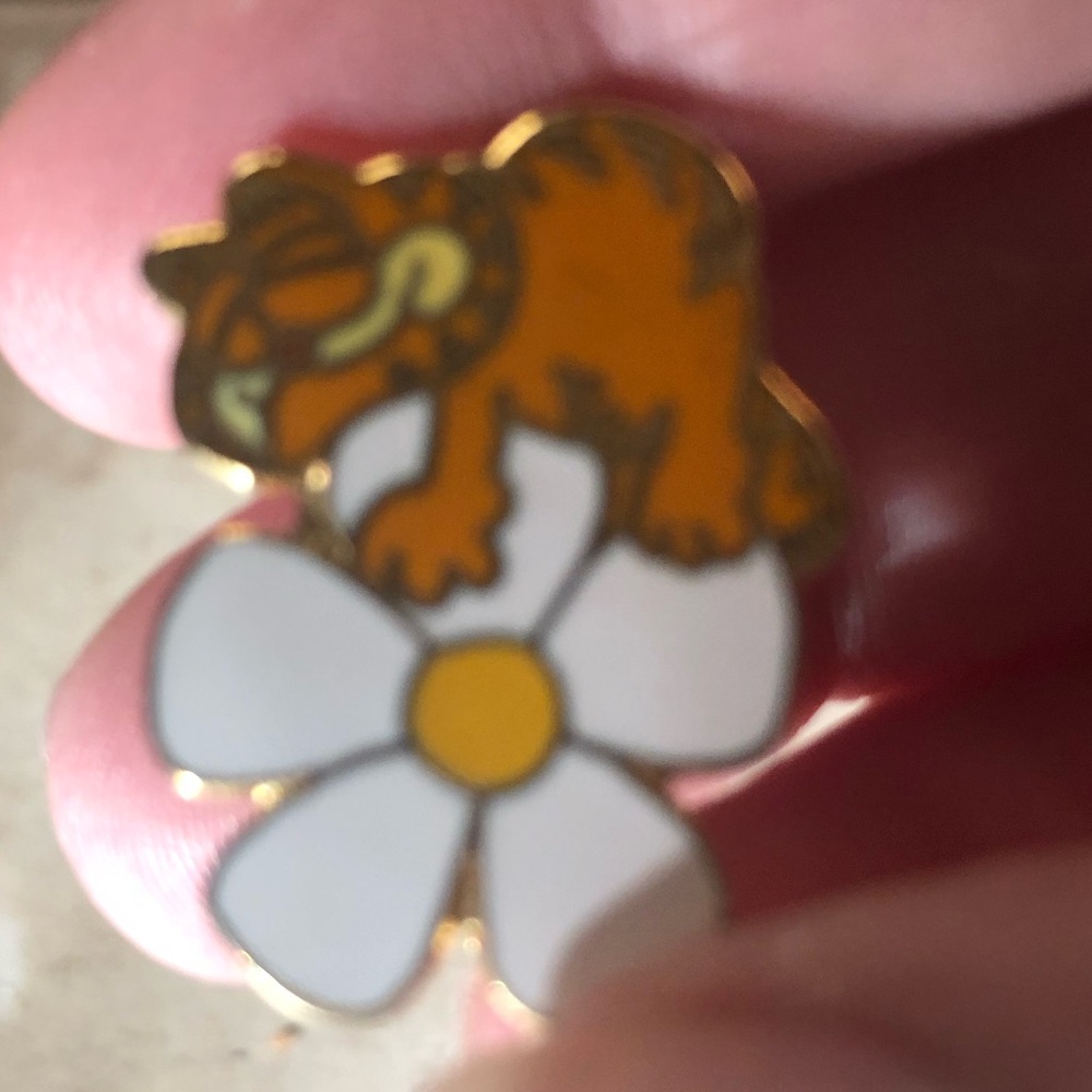 1988? Garfield on a Daisy Pin- 806 $25 or $20 w/offer